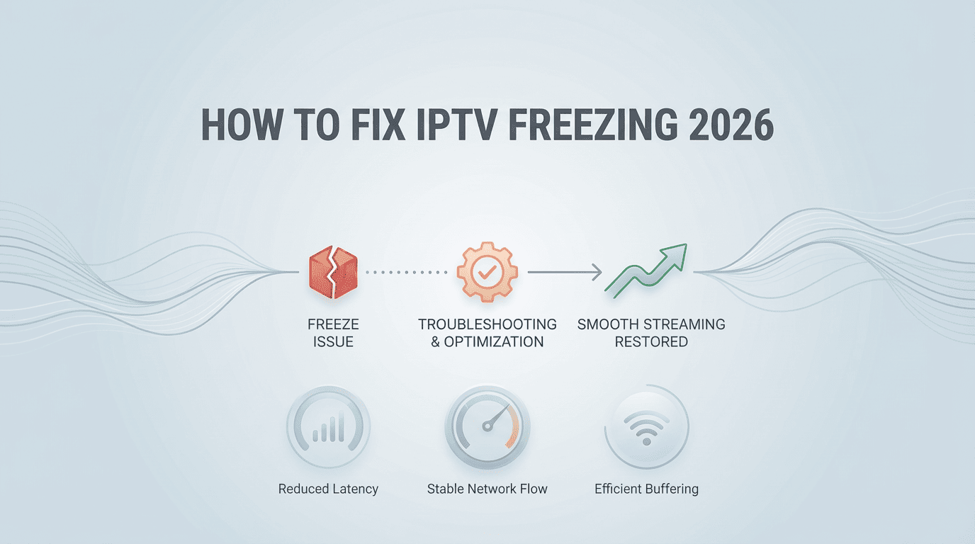  How to Fix IPTV Freezing 2026