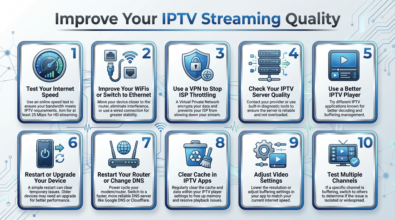  How to Fix IPTV Freezing 2026