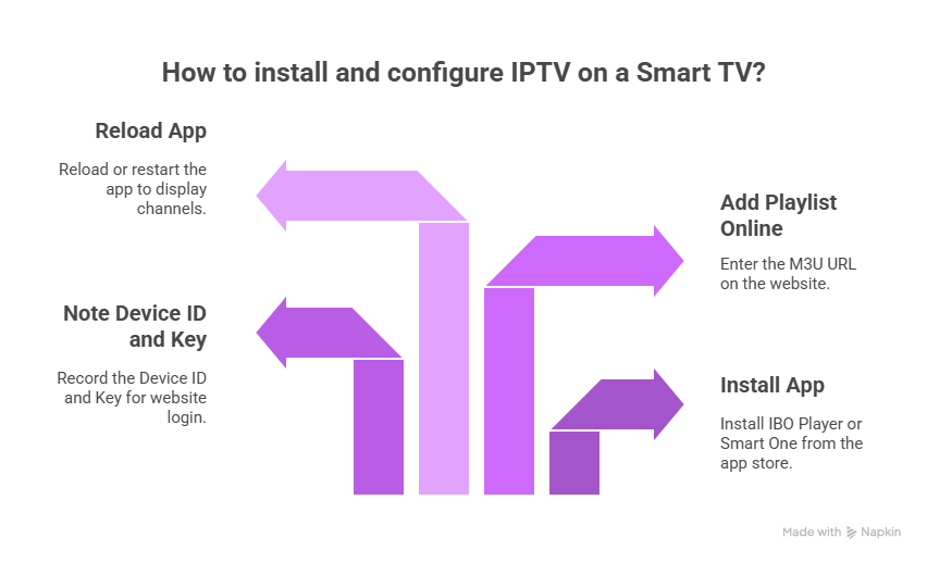 How to install and configure IPTV on a Smart TV